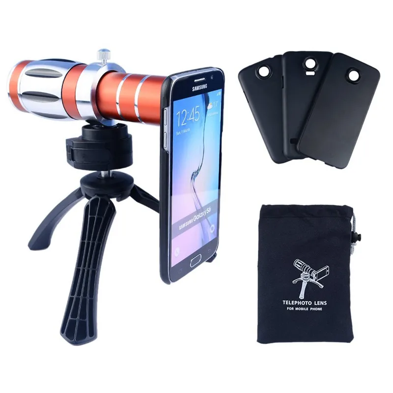 20X Ultra Magnifier Zoom Manual Focus Telephoto Telescope Tripod Camera Lens Kit Case For Samsung Galaxy