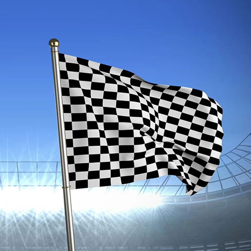 3 5ft checkered racing flag car sticker bomb wrap sheet decal checkered flag sheet