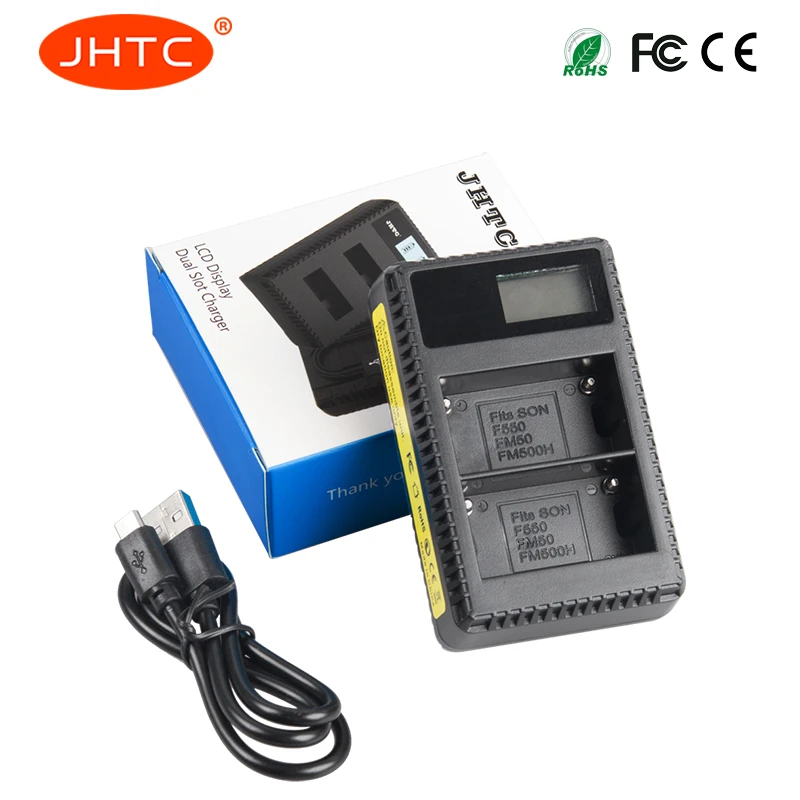 JHTC Зарядное устройство NP FM500H для Sony F550 F750 F950 FM50 QM71 Usb зарядное liion батареи F550|camera