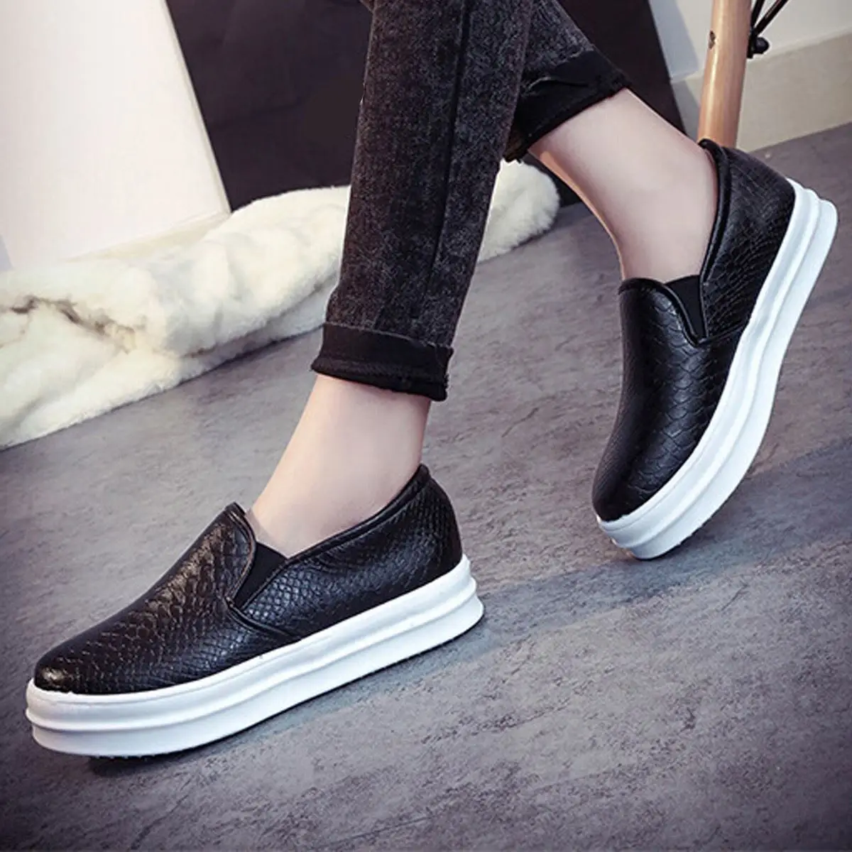 trendy slip ons