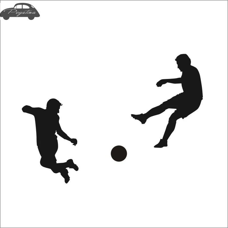 Football Player Sticker Sports Soccer Car Decal Helmets Kids Room Name Posters Vinyl Wall Decals Football Sticker