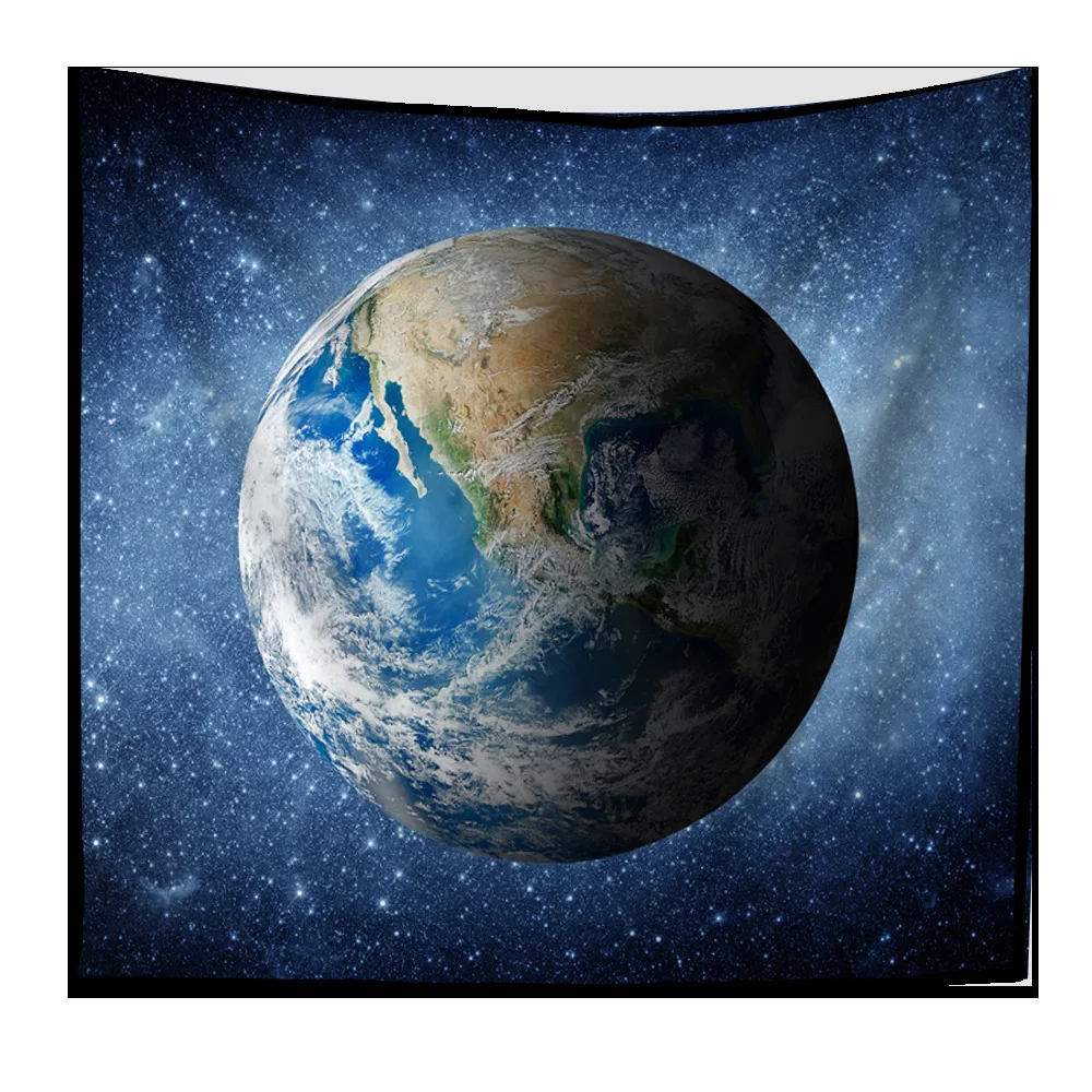Zeegle Universe Stars Planet напечатанный гобелен для гостиной декор дивана покрытие стула