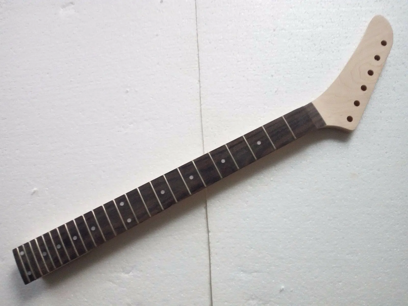 Banana Maple Guitar Neck 24 fret 25.5"inch Hard maple Fretboard Unfinished #X8 