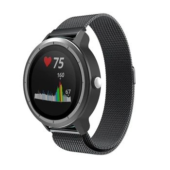 

20mm Premium Milan Ring Stainless Steel Strap For Garmin Vivoactive 3 Band
