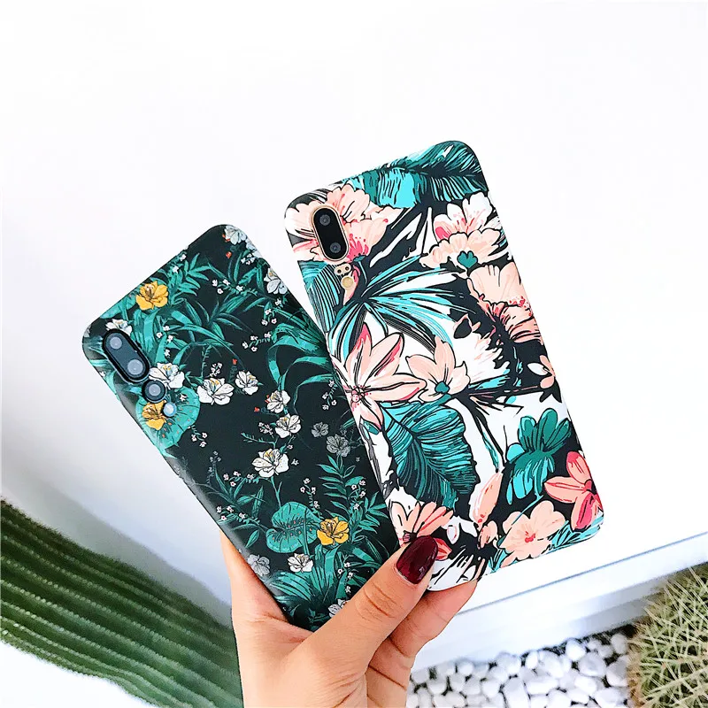 Светящиеся в темноте Цветы футляр для huawei P20 Lite Pro Коврики 10 Honor крышка Цветочные