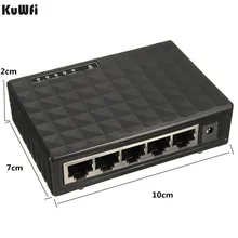 10/100/1000 Мбит/с 5 портов гигабитный коммутатор ethernet концентратор пластиковый мини настольный высокопроизводительный адаптер для карт памяти США/ЕС штекер