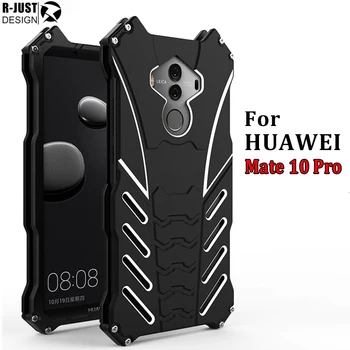 

For HUAWEI Mate 10 Case Original R-JUST Armor Aluminum Metal For Huawei Mate 10 Case Cover Coque Heavy Duty Shockproof Capa