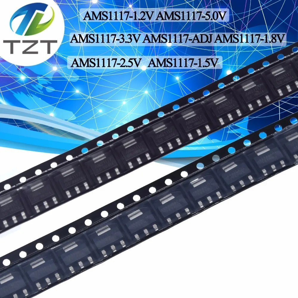 10PCS-AMS1117-AMS1117-3-3V-AMS1117-ADJ-AMS1117-1-8-AMS1117-1-2-AMS1117 ...