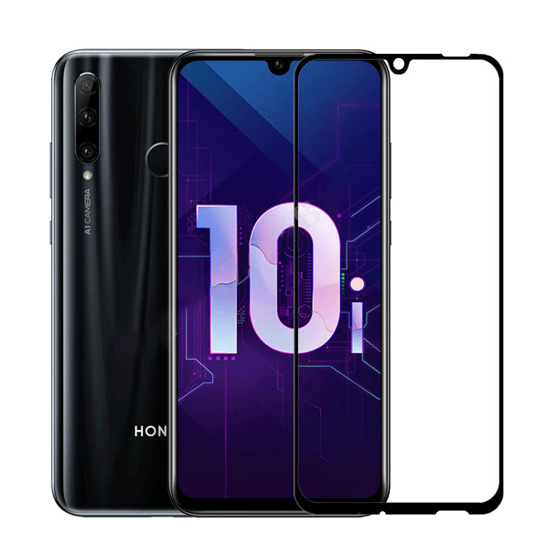 Hacrin для huawei Honor 10i закаленное стекло Защитная пленка экрана полное покрытие край
