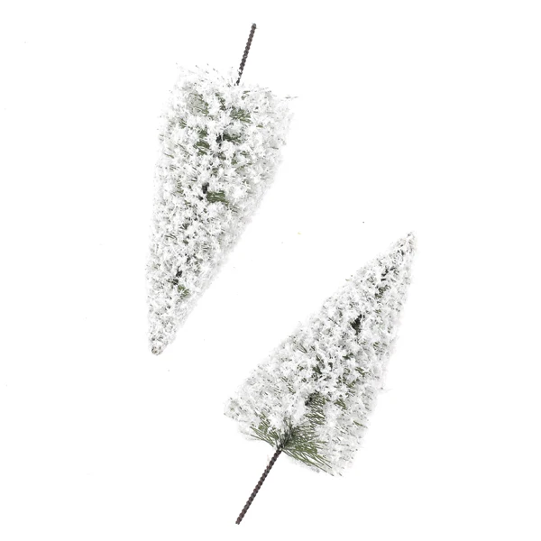 10pc Cedar Trees Winter White Snow Model Railroad Layout Scenery Landscape 4Inch