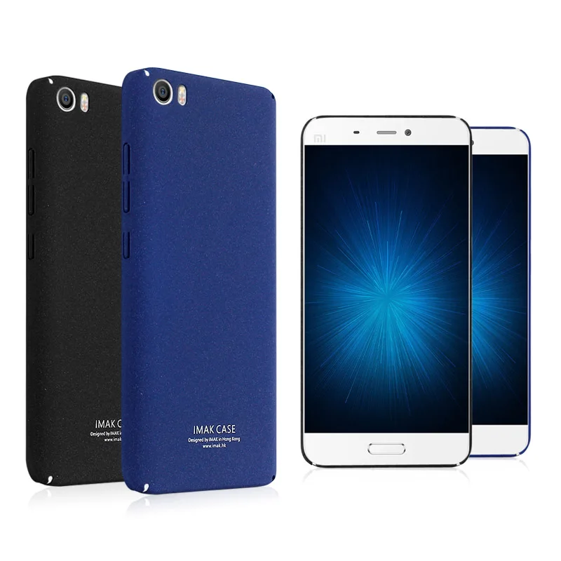 Imak Contracted Frosted Case For Xiaomi mi5 Hight Quality Quicksand Back Cover For Xiaomi mi5 Phone Shell