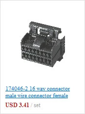 12 P conector do fio feminino masculino