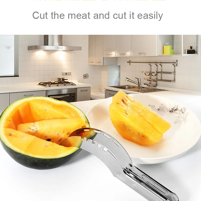 Практичные инструменты креативная резка фруктов нержавеющая сталь и ABS нож для нарезки дыни нож для кухни
