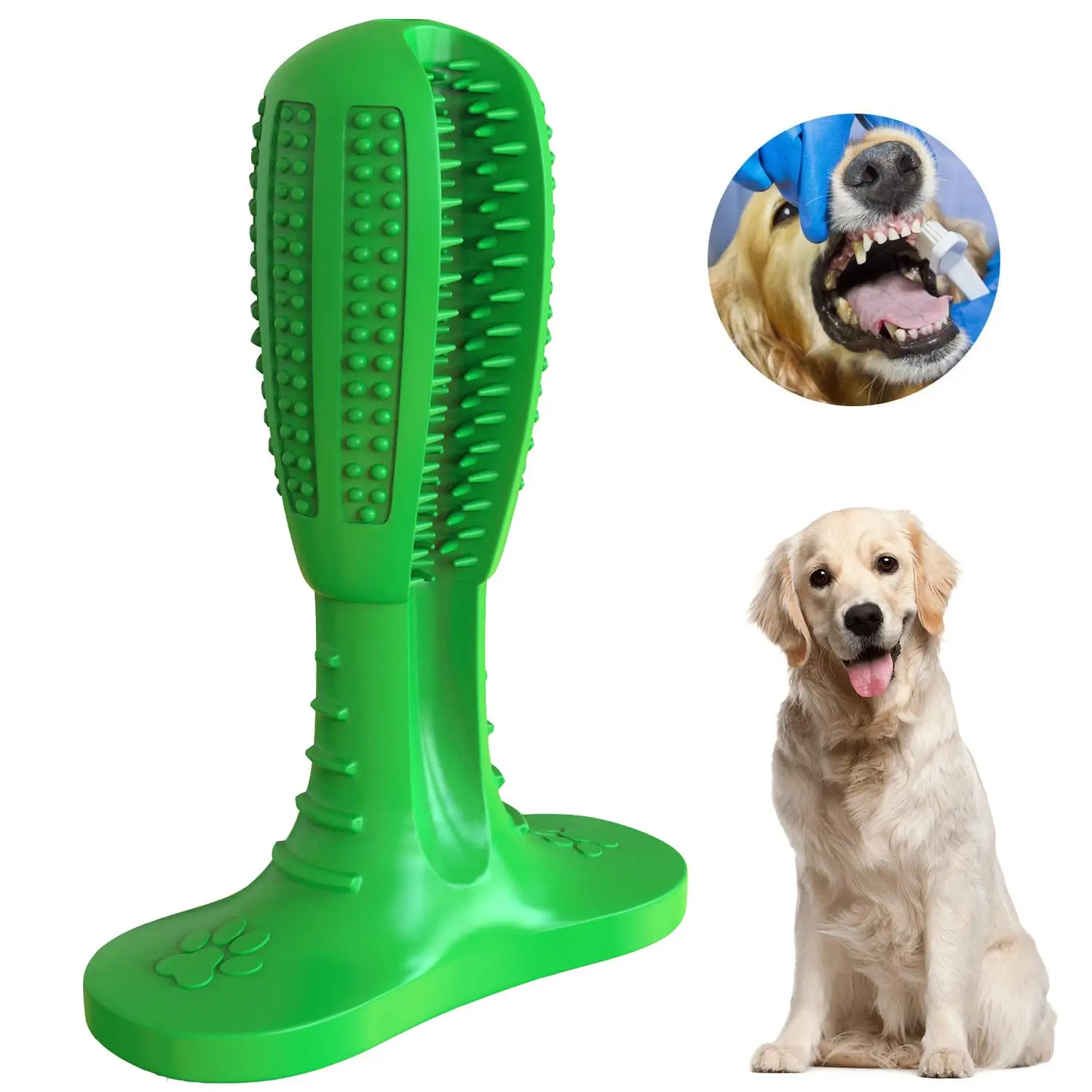 

Dog toothbrush Pet mint Chew Toys Brushing Puppy Teething Brush for Doggy Pets Oral Care Stick Bite Toy for Dog Supplies