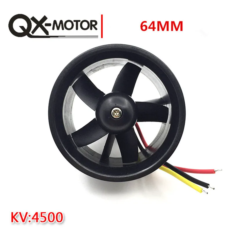 QX MOTOR DIY EDF воздуховод самолёт вентилятор 30 мм/55 мм/64 мм/70 мм с бесщеточным