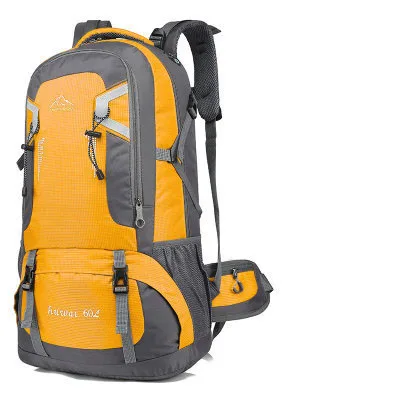 MoneRffi, 60л/40л, рюкзак для мужчин, подъем через usb, зарядка, рюкзак, школьная сумка для подростков, рюкзаки для путешествий, женские,, сумка для улицы - Цвет: yellow 40L
