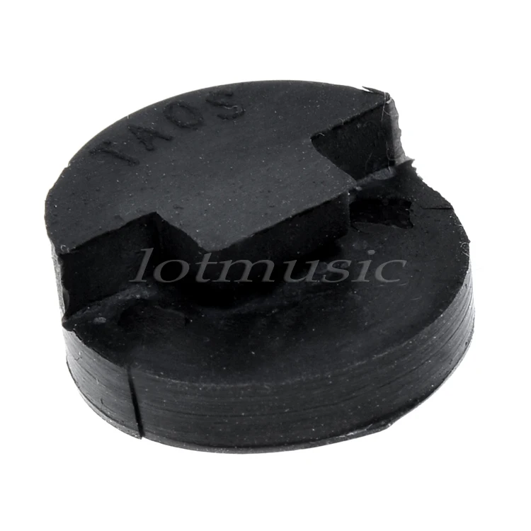 

Violin Practice Mute Round Rubber Black For 3/4 4/4 Violin Fiddle Mute Parts