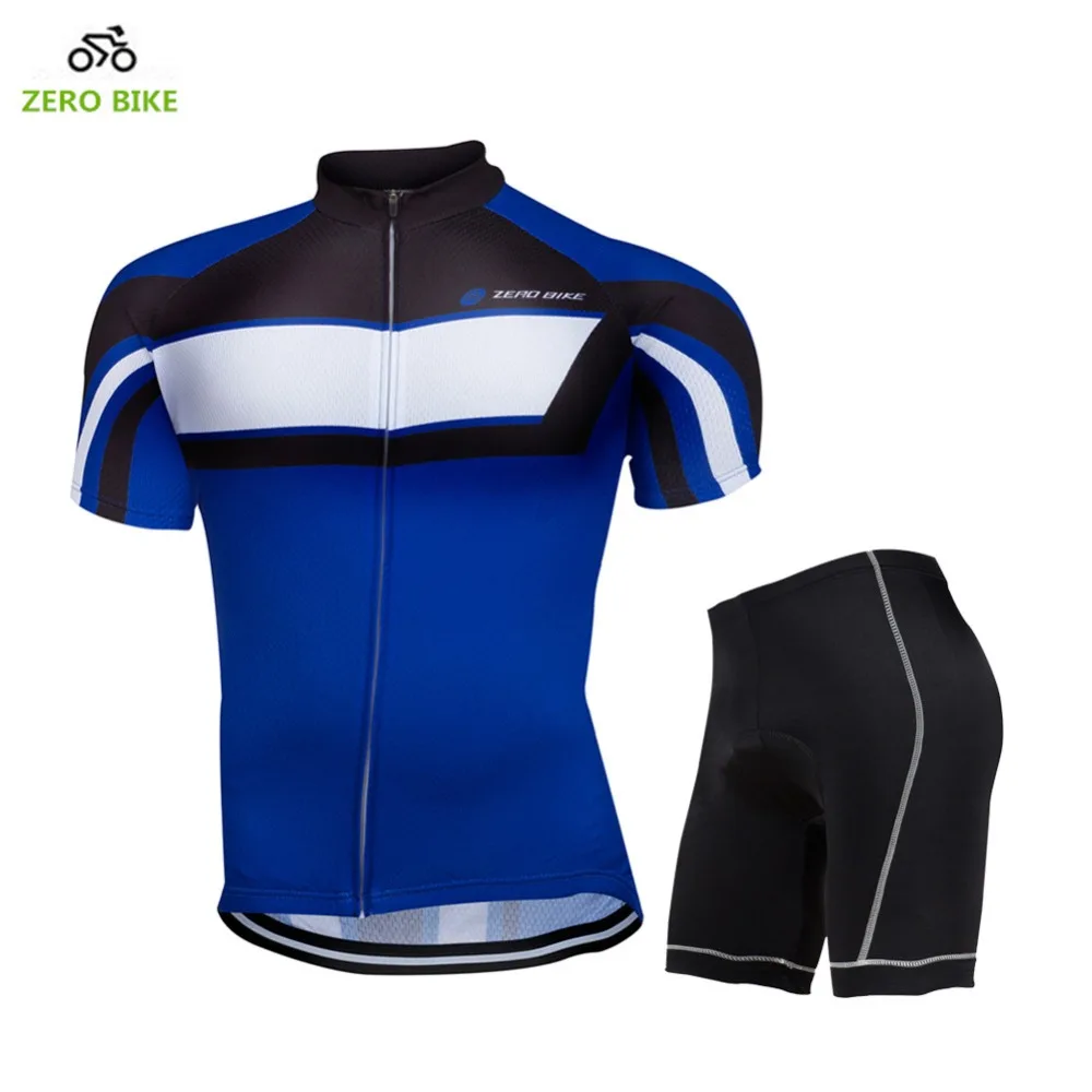ZERO BIKE High Quality Men's Cycling Jersey Outdoor Breathable Gel 3D