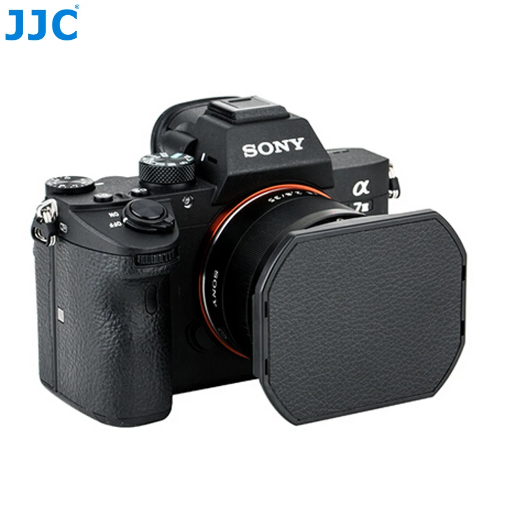 JJC металлическим квадратным бленда 49 мм для sony DSC-RX1 DSC-RX1R DSC-RX1R II Заменяет sony LHP-1