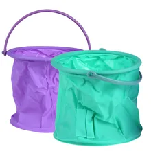 Высокое качество пластиковое гелевое ведро для Мытья Ручки Контейнер резиновый клей гибкий складной баррель товары для рукоделия случайный цвет