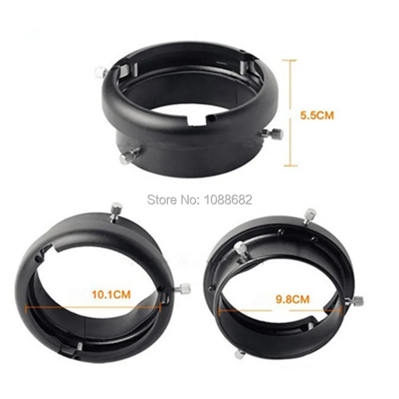 Universal Mini Mount To Bowens Mounts ring Adapter for Studio Flash Strobe Softbox Photography Studio Equipment  (4)