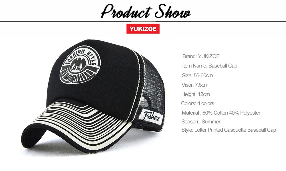 01 Mesh Baseball cap