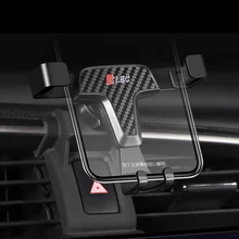 Supporto Del Telefono Mobile dell’automobile di Gravità Reazione Tipo di Clip Air Vent Del Supporto Del Basamento con Guida A Sinistra Per Honda Civic 2016 2017 2018 2019