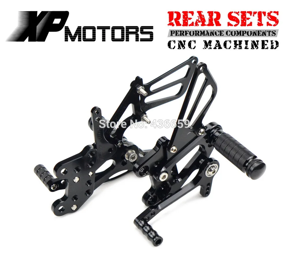 

For Honda CBR1000RR Fire blade 2004 2005 2006 2007 CNC Billet Race Rear sets Footrest Pegs Black