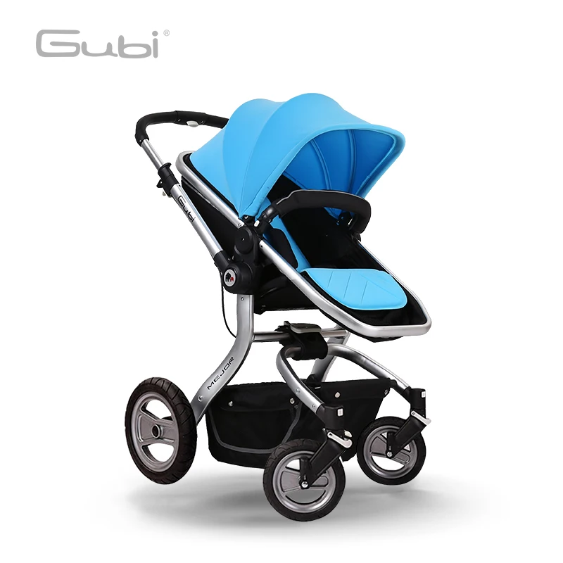 

Gubi Baby Stroller Can Sit and lying High Landscape Light folding Umbrella Carts Two-way push trolley