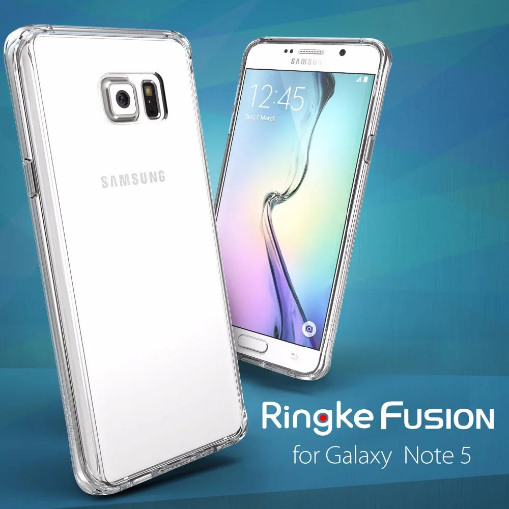 100 Original Ringke Fusion Slim Case for Samsung Galaxy Note 5 Full Protection Back Cover Phone