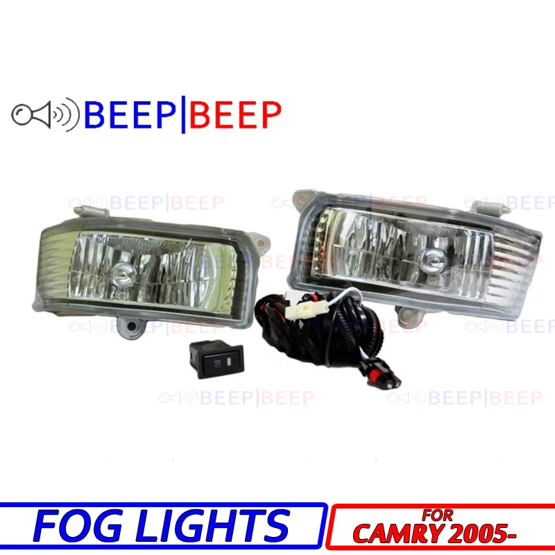 

For Toyota Camry 2005- fog lamp assembly super bright fog lighthalogen fog lights car styling decoration accessories