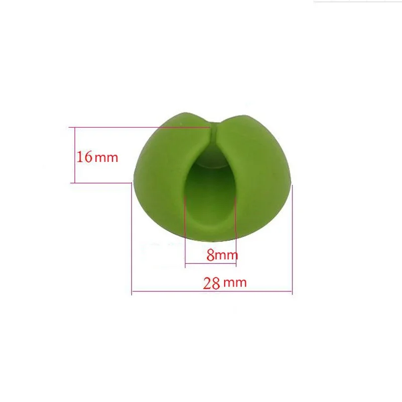 Round-Cable-Holder-Protector-Management-Device-Organizer-Finishing-Desktop-Plug-Silicone-Wire-Retention-Clips-Power-Cord