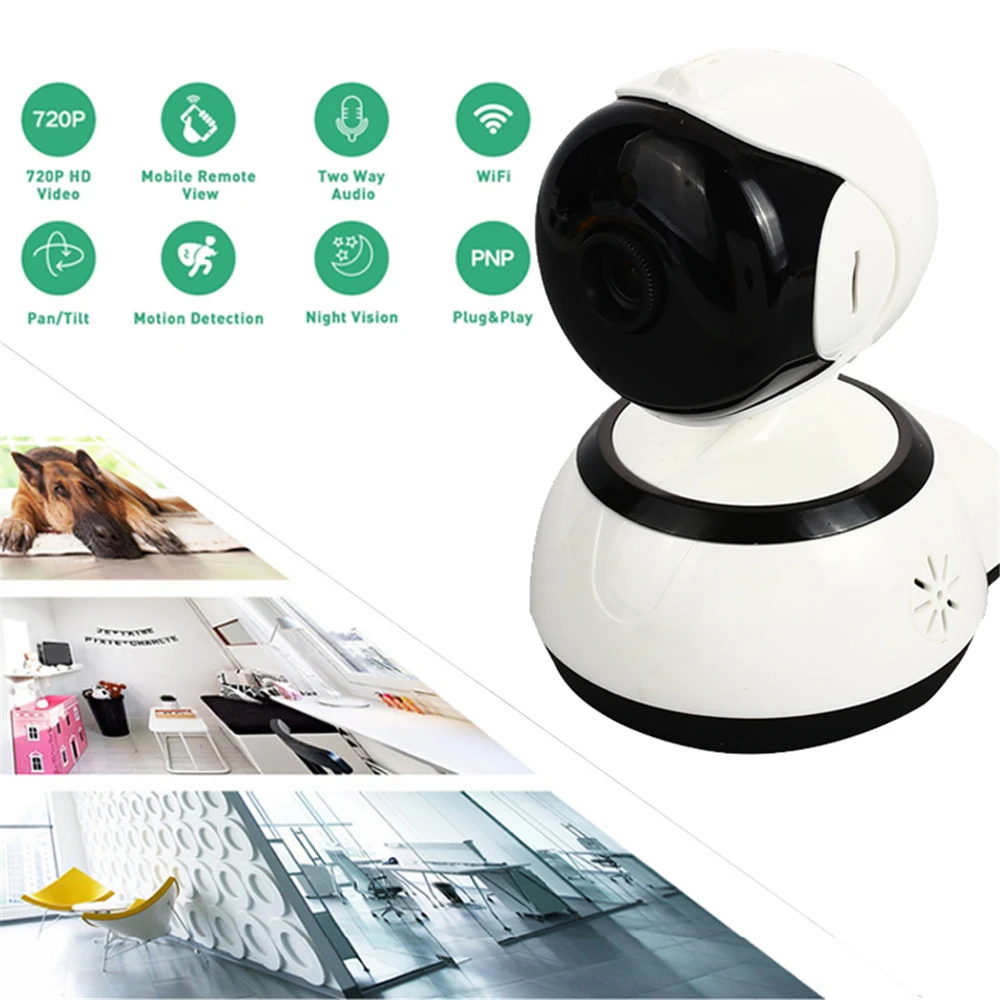 Giantree 1MP 1080P HD WIFI IP камера ночного видения CCTV поддержка 64 Гб TF Домашняя безопасность