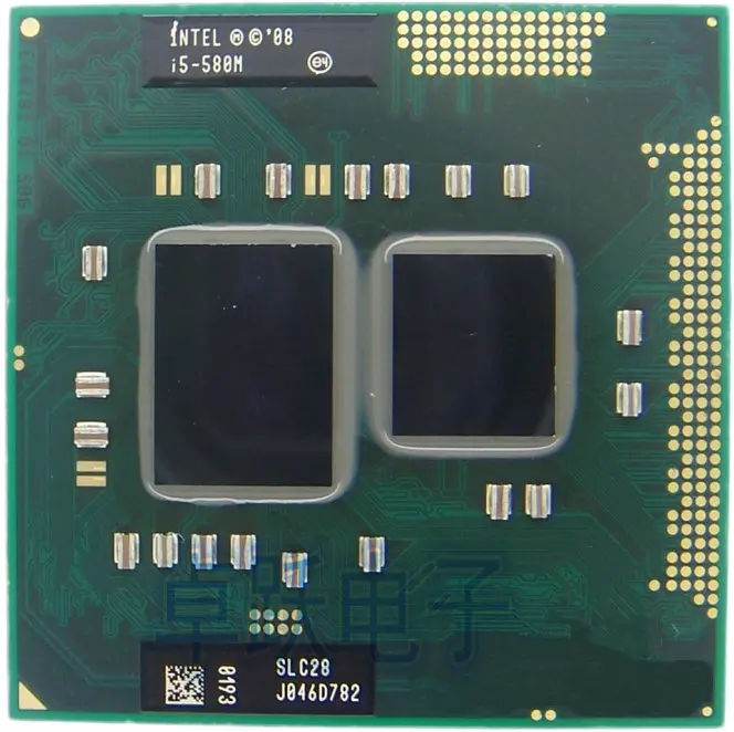 

Original Intel Core i5-580M Processor 3M Cache, 2.66GHz ~ 3.33Ghz, i5 580M PGA988 Laptop CPU Compatible HM55 PM55 HM57 QM57