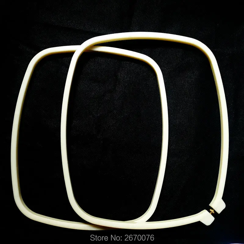 

Oval 9.3*10.6' Embroidery Frame Adjustable Rectangle Plastic Cross Stitch Hoop DIY Craft Tools Needlecrafts Hoops 1pc Retail