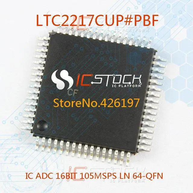 Free Shipping LTC2217CUP#PBF IC ADC 16BIT 105MSPS LN 64 QFN LTC2217CUP ...