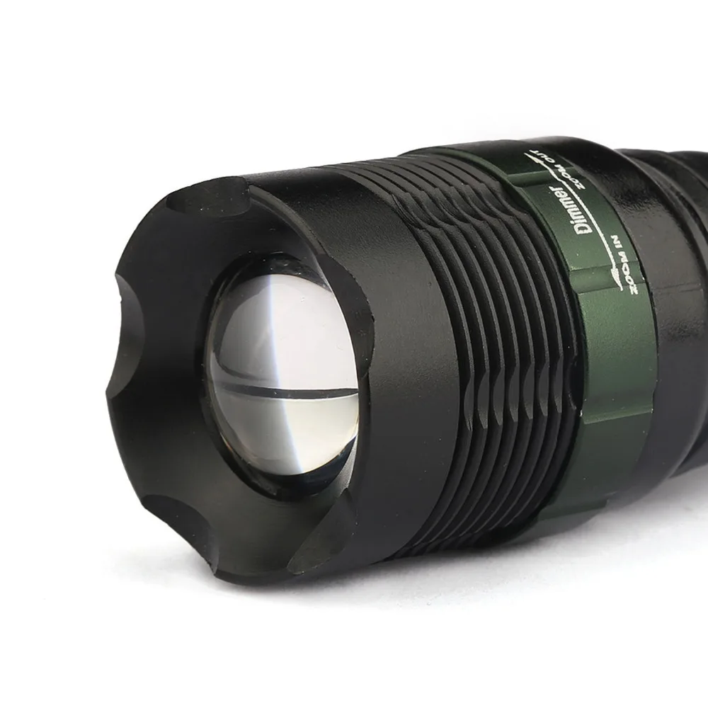 New 1 PCS 10000LM Zoomable XM-L T6 LED Flashlight Torch Super Bright Light P00 New 1 PCS 10000LM Zoomable XM-L T6 LED Flashlight Torch Super Bright Light P00