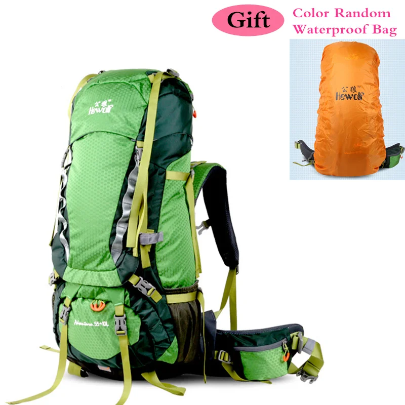Рюкзак Hewolf 65L для кемпинга походов альпинизма нейлона высокой плотности|outdoor