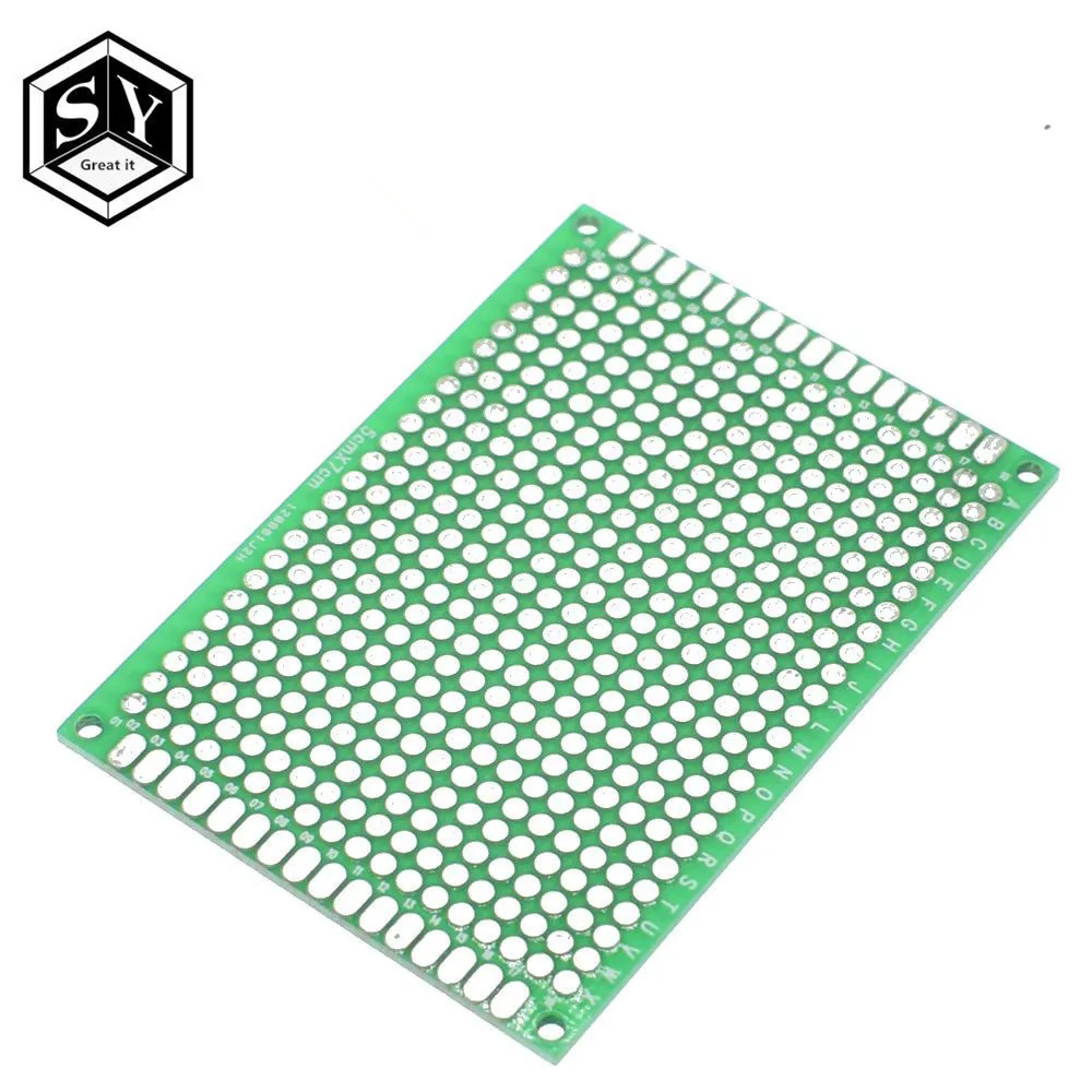 

1PCS Great IT Double side Prototype PCB Tinned Universal board 5x7 5*7cm green