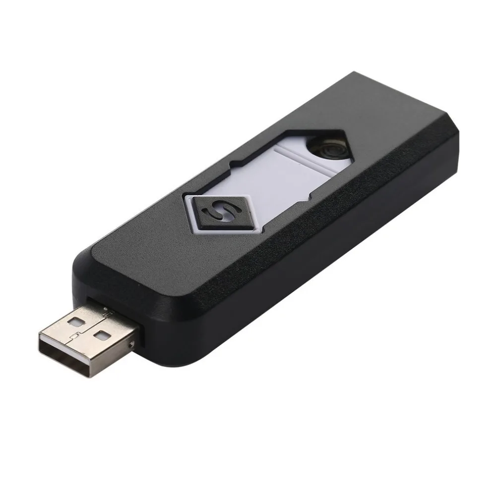 Гаджеты Портативный USB электронный перезаряжаемый аккумулятор без газа беспламенный Прикуриватель ветрозащитный бесшумный гаджет