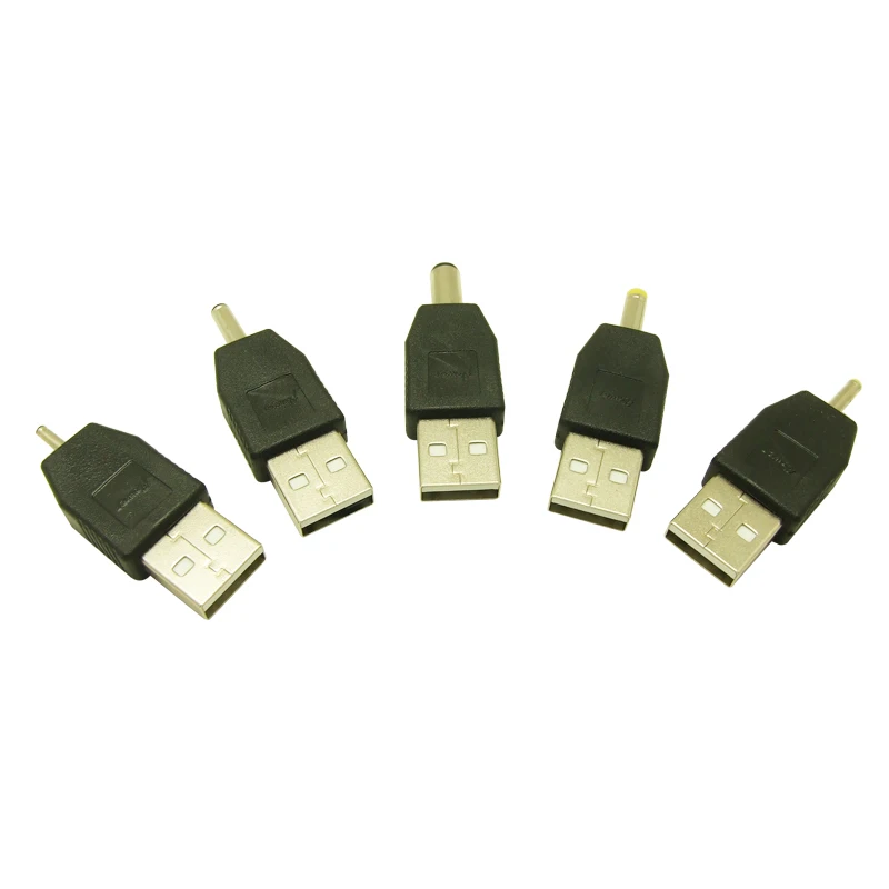 USB male to DC plug