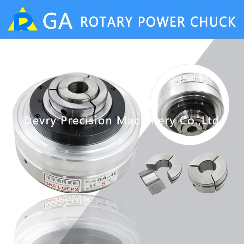 

Taiwan pneumatic chuck seat GA-25/GA-40 lathe hydraulic oil front mounted pneumatic rotary chuck