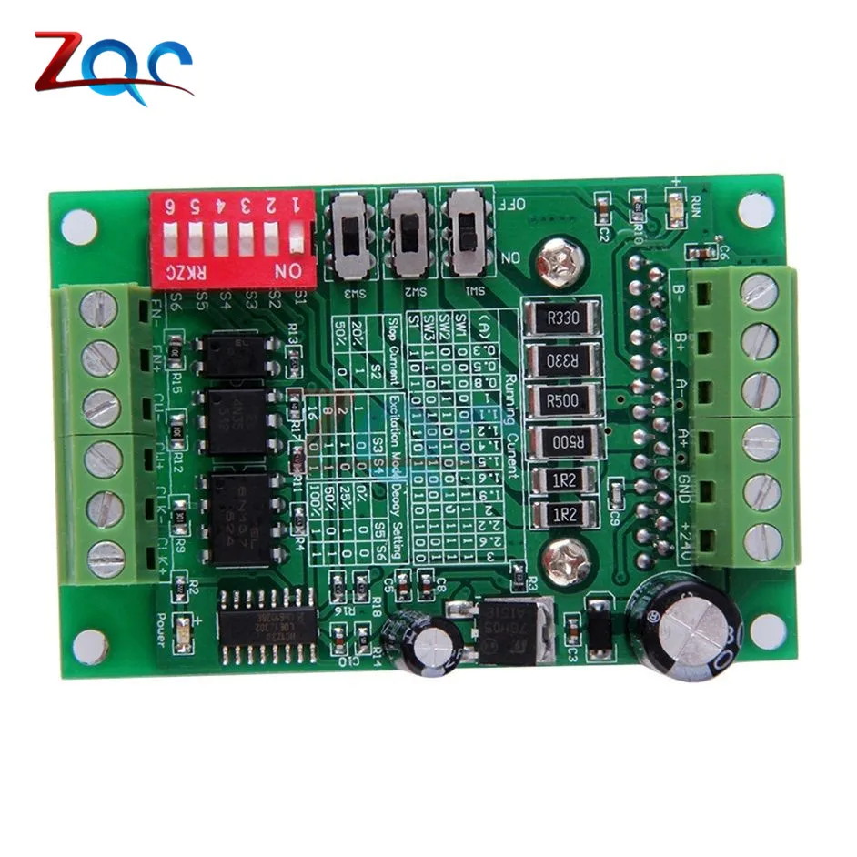 TB6560 3A привод шагового двигателя CNC шаговый двигатель плата одноосный контроллер 10 файлов контроллер двигателя TB6560AHQ