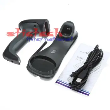 

by dhl or ems 10 sets 500m Long distance wireless barcode scanner with memory wireless barcode reader