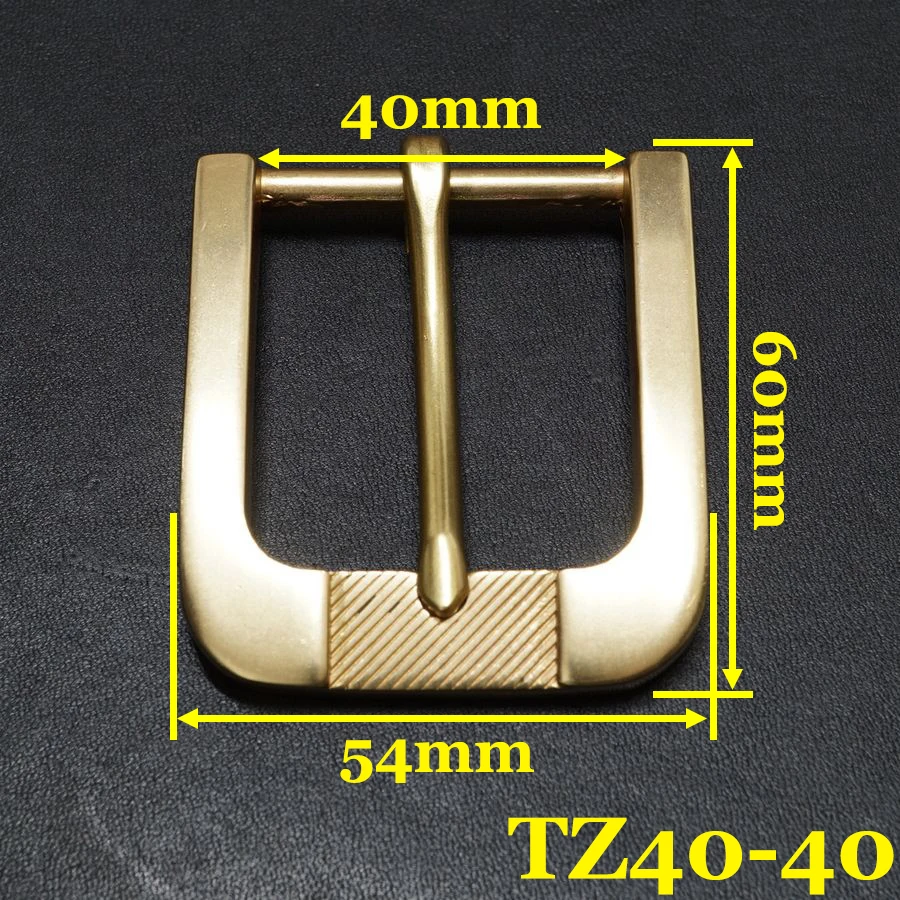 TZ 40-40) 1 шт. 1-1/2 ''винтажная твердая латунная пряжка для ремня Высококачественная Пряжка кожевенное ремесло