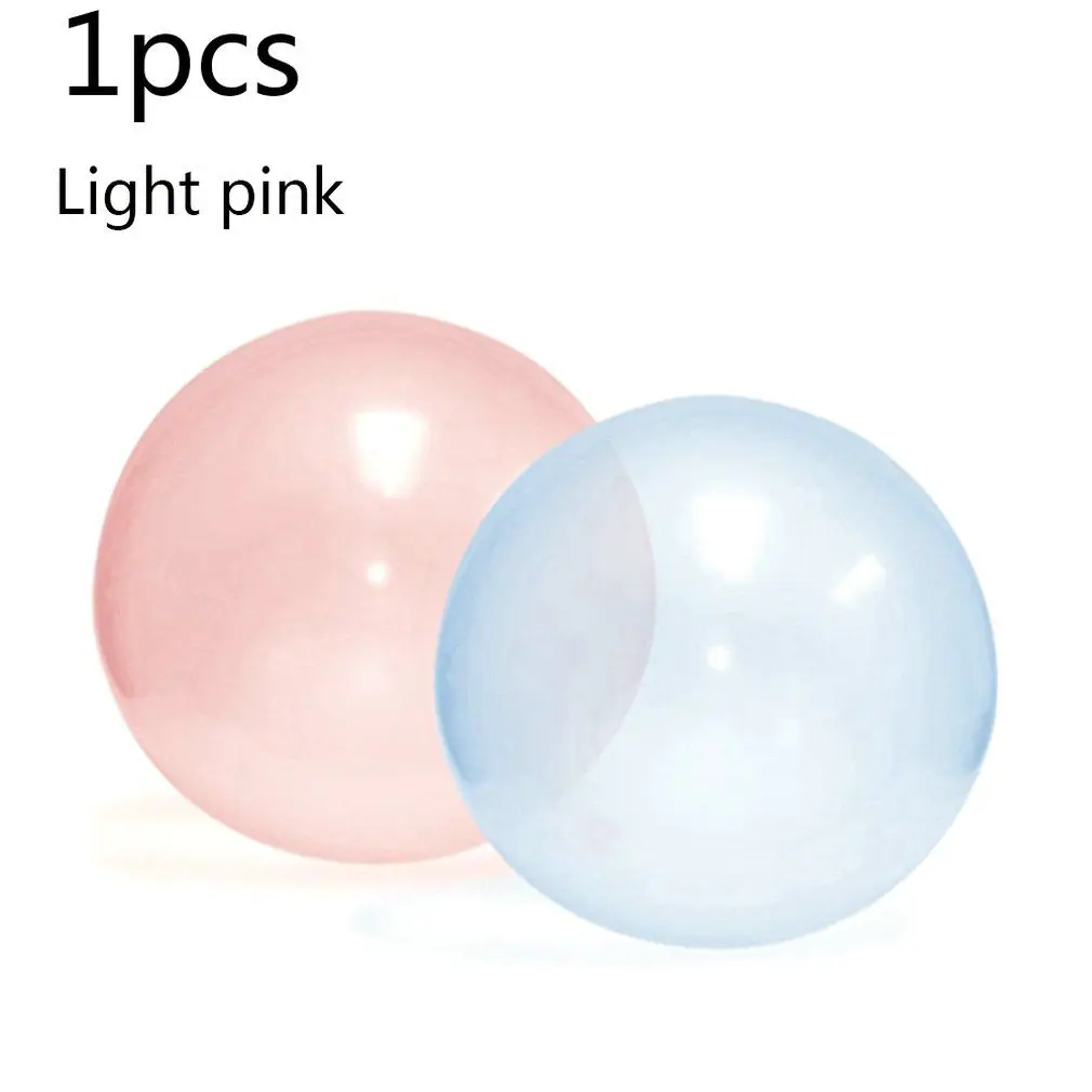 1 шт. супер пузырь воздушный шар надувной Забавный игрушечный шар удивительный пузырь мяч надувной шар игрушки для детей на открытом воздухе - Цвет: 1pcs pink