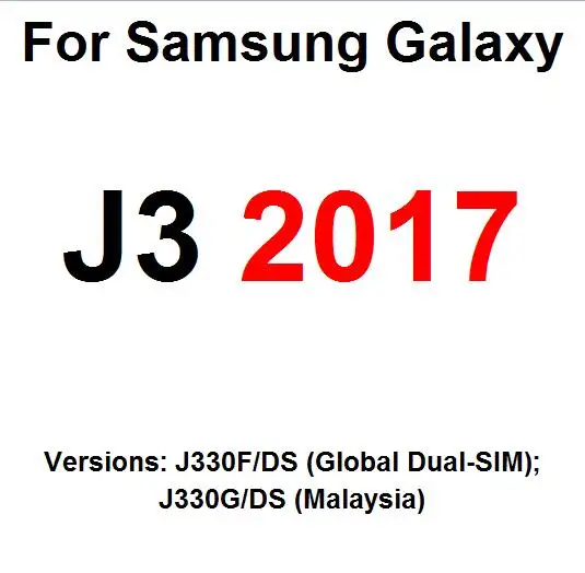 2.5D HD закаленное стекло для samsung Galaxy J3 J5 J7 J5 J7 Prime Защитное стекло для экрана для samsung J3 J5 J7 - Цвет: J3 2017 EU Version