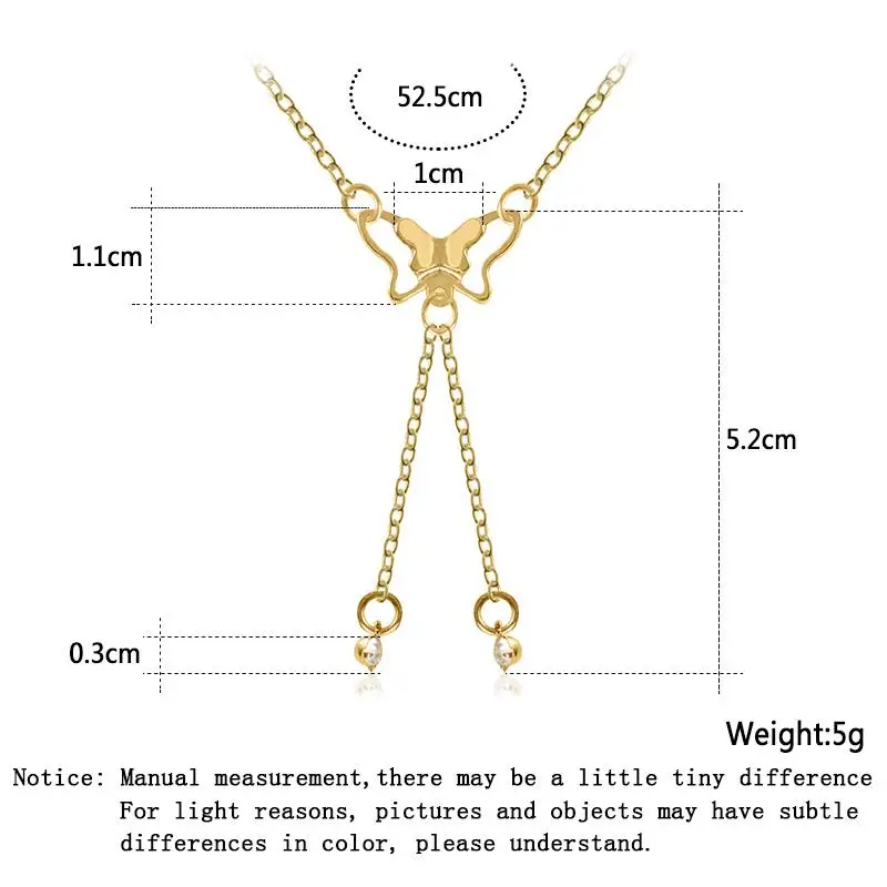 QCOOLJLY, 1 шт., розовое золото, серебро, цвет, кристалл, Бабочка, подвеска, колье, ожерелье для женщин, хорошее качество, короткое ювелирное изделие