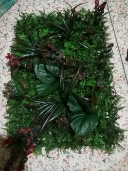 

40*60cm Artificial Grass Lawn Turf Simulation Plants Landscaping Wall Decor Green Plastic Lawn Door Shop Backdrop Flores AP11