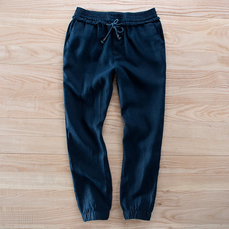 Casual Linen Summer Pantalones Hombre | Мужская одежда
